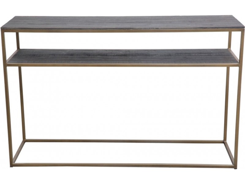 Studio Console Table Brass
