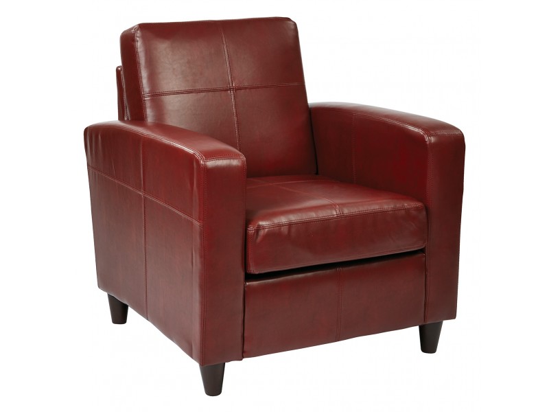 Venus Club Chair - Crimson Red