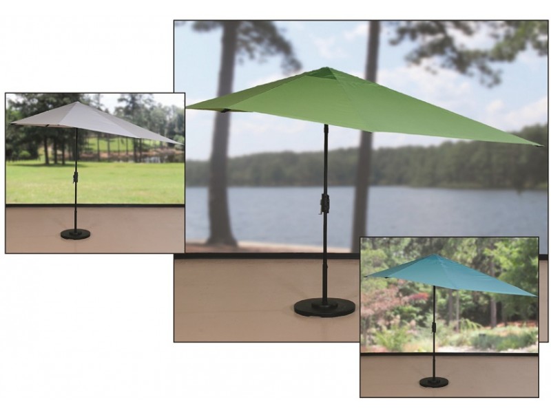 Shade Trends 16-ft Vizor Umbrella (Black Frame)