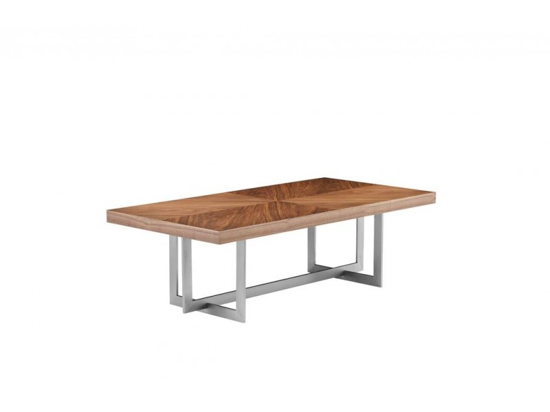Remi Rectangular Coffee Table Natural Walnut