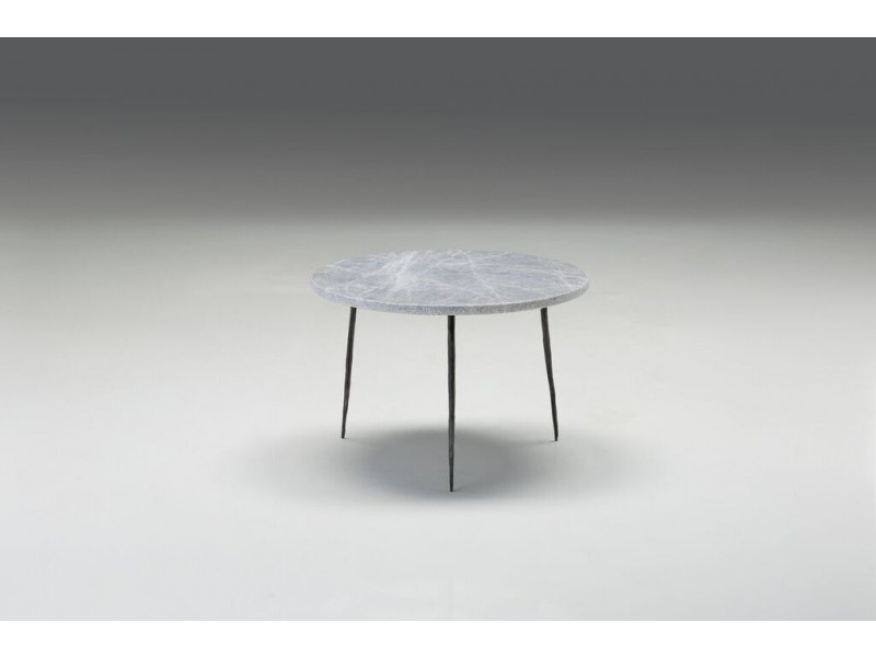 Kaii 13" End Table Grey Italian Marble