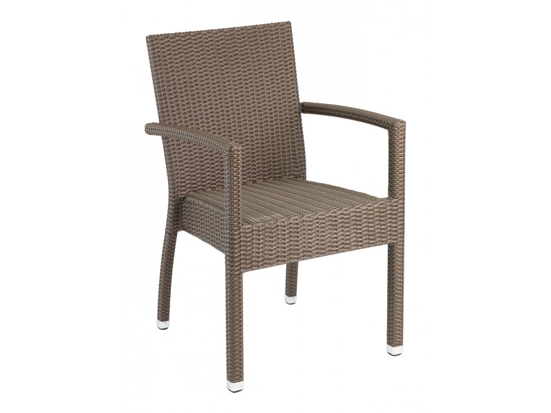 Hand Woven PE Synthetic Wicker Arm Chair - Indo