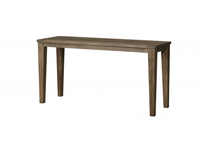 Wildwood 58" Teak Console Table - Angled