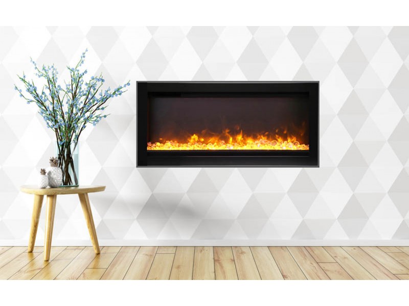 34" Basic Clean-face Electric Built-in With Glass With Black Steel Surround - Lifestyle