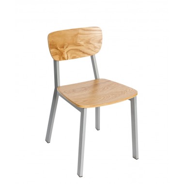 Hamilton Side Chair With Steel Wire Frame - Sand Black Finish