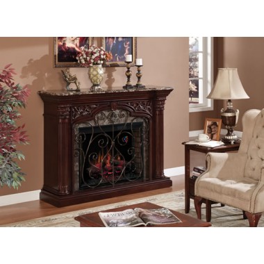 Classic Flame Astoria Electric Fireplace Mantel - Lifestyle