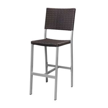 Source Furniture Fiji Bar Side Chair - Espresso Hover