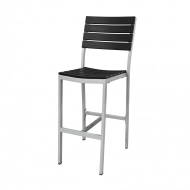 Source Furniture Vienna Bar Side Chair - Black/Espresso/Gray/Teak Hover