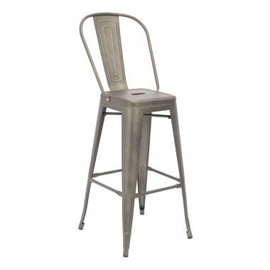 Industrial Barstool - Antique Bronze