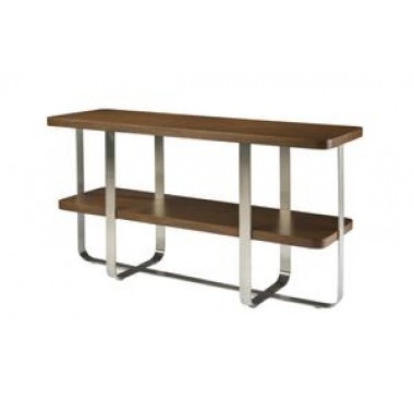 Allan Copley Designs Artesia Rectangle Console Table with Walnut Stain Top