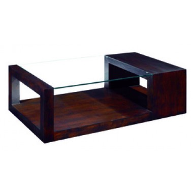Allan Copley Designs Dado Rectangular Glass Top Cocktail Table