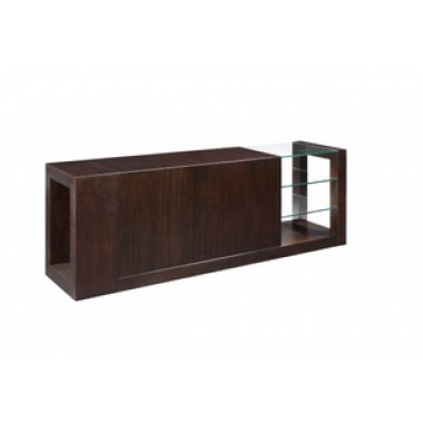 Allan Copley Designs Dado 2-Door, 2-Drawer Buffet with Glass Shelves