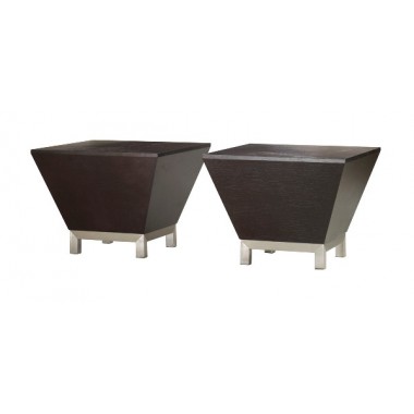 Allan Copley Designs Sebring Square Occasional Table in Mocha on Oak Finish Hover
