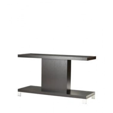 Allan Copley Designs Force Rectangle Console Table in Mocha on Oak Finish