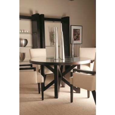 Allan Copley Designs Snowmass Round 54 Inch Dining Table Hover