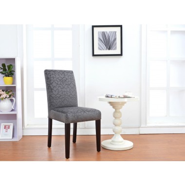 Linon Home Decor Charcoal Gray Upton Parsons Chairs - Set of Two