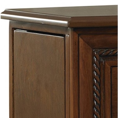 Linon Grace Jewelry Armoire Light - Walnut Hover