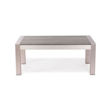Zuo Modern Cosmopolitan Coffee Table Brushed Aluminum Hover