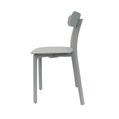 Lagoon Toppy Long Horn Dinning Chair - Grey/Black/White 2 pcs Set Hover