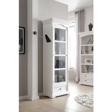 Nova Solo Provence China Cabinet With One Glass Door And Bottom Drawer Hover