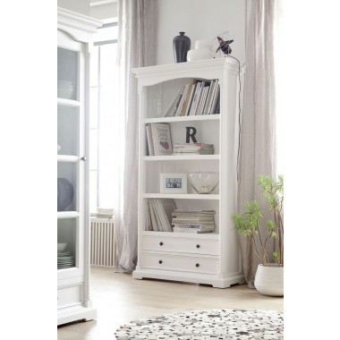Provence Bookcase With Two Drawers - Lifestyle