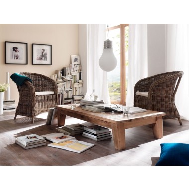 Nova Solo  Wickerworks Set Of 2 Bonsun Dining Armchairs With Cushions Hover