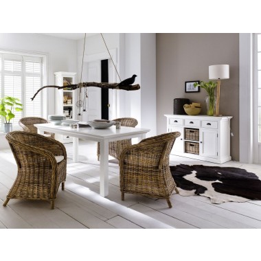 Wickerworks Set Of 2 Bonsun Dining Armchairs With Cushions