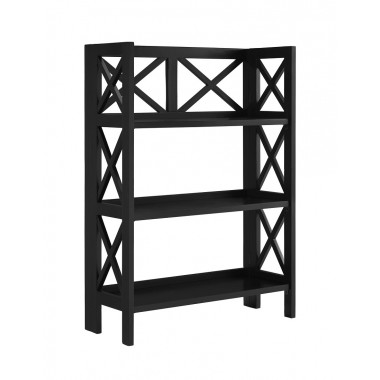 Linon Three Shelf Folding Bookcase Hover