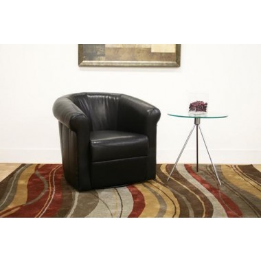 Baxton Studio Julian Faux Leather Club Chair Hover
