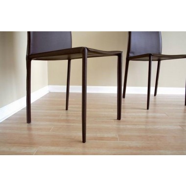 Baxton Studio Rockford Leather Dining Chair - Set of 2 Hover
