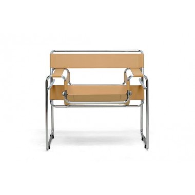Baxton Studio Jericho Leather Accent Chair Hover