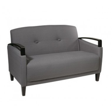Avenue Six Main Street Loveseat - Charcoal