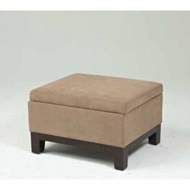 Avenue Six Regent Storage Ottoman in Easy Brownstone Fabric Hover