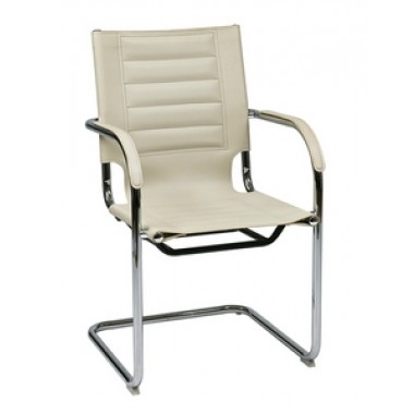 Ave Six Trinidad Guest Chair Cream Finish
