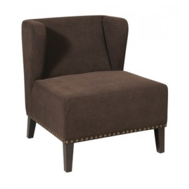 Avenue Six Vienna Wing Chair	Finesse Walnut