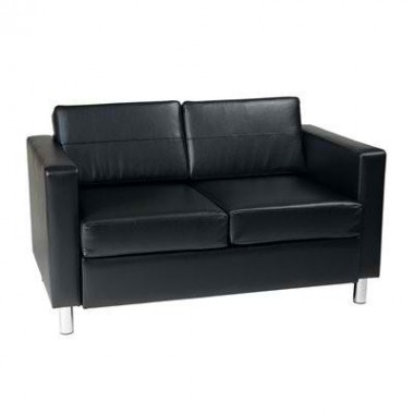 Ave-Six Pacific Loveseat in Black Hover