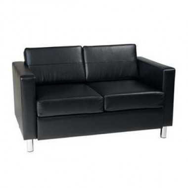 Ave-Six Pacific Loveseat in Black