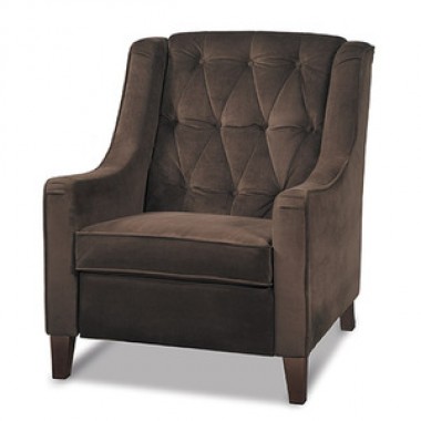 Ave-Six Curves Tufted Accent Chair