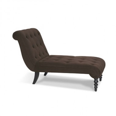 Ave-Six Curves Tufted Chaise Lounge