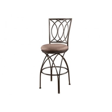 Powell Big and Tall Metal Crossed Legs Bar Stool