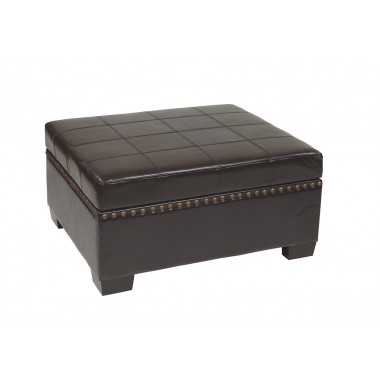 Ave-Six Detour Storage Ottoman with Tray Hover