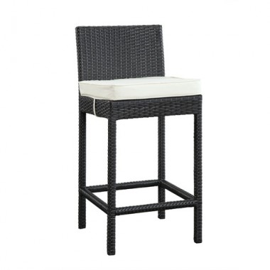 Modway Vista Lift Bar Stool in Espresso White