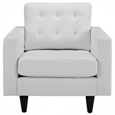 Modway Vista Empress Armchair in Black/White Hover