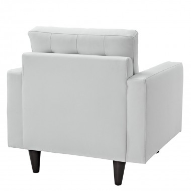Modway Vista Empress Armchair in Black/White Hover