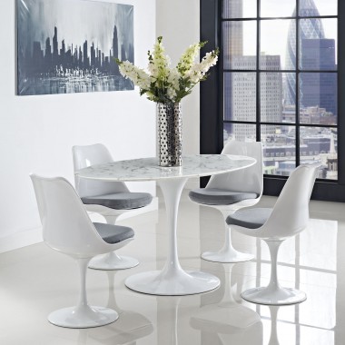 Modway Lippa 60" Dining Table Hover