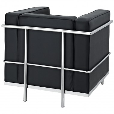 Modway Charles Petite Leather Armchair Hover
