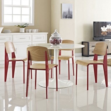 Modway Cabin Dining Side Chair Set of 4 Hover
