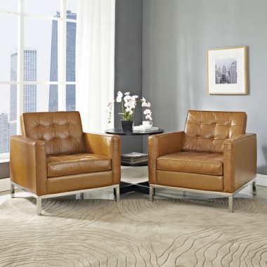 Modway Loft Armchair Set of 2