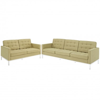 Modway Loft Loveseat and Sofa Set of 2 Hover