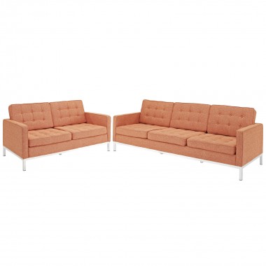 Modway Loft Loveseat and Sofa Set of 2 Hover